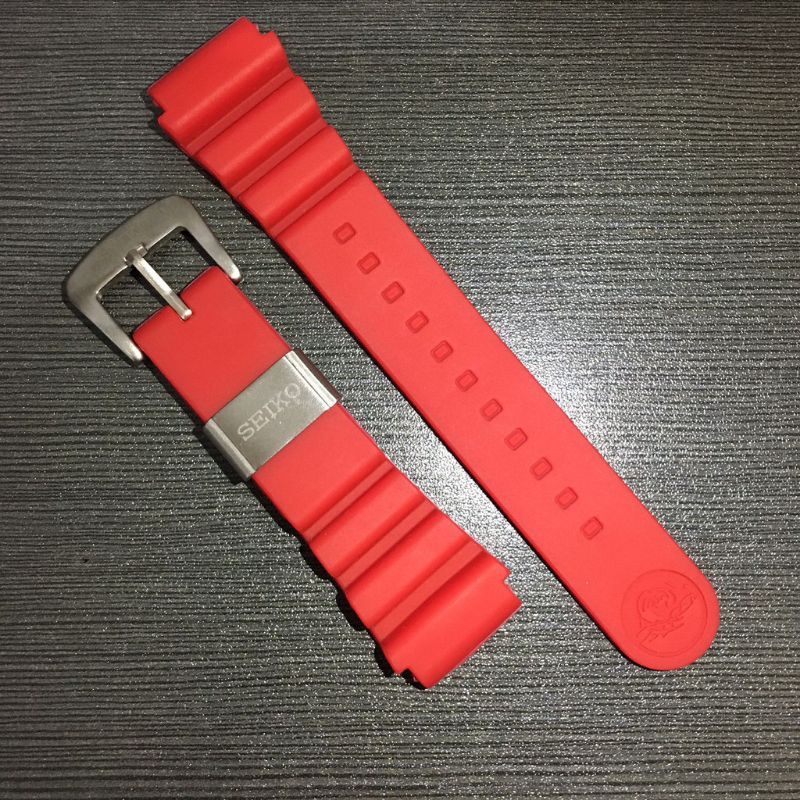 STRAP TALI JAM RUBBER/KARET SEIKO Silicone Tali Jam Tangan Seiko Diver 22mm warna lengkap