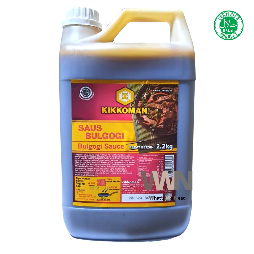 

Kikkoman Bulgogi Sauce 2 Liter - Saus Bulgogi