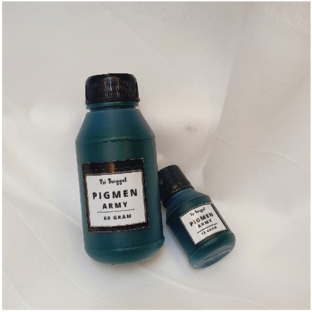 

Pigmen Besar 60gr ARMY Hijau Tentara Pewarna Sablon Pigment Color Bundle Stabilo Slime Waterbased Tie Dye Cat Warna Warni Air Cair Cairan Liquid Cat Paint Painting Kerajinan Prakarya Kesenian Perlengkapan Gambar Mewarna Lukis Craft Pentacle Malang