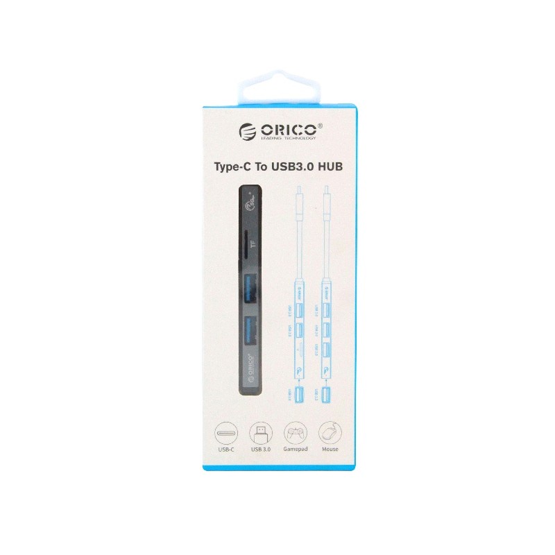 PROMO KABEL USB KONEKTOR 0RICO TYPE-C TO USB 3.0 HUB 5Gbps TERMURAH ORI USB 2 PORT EKSTERNAL
