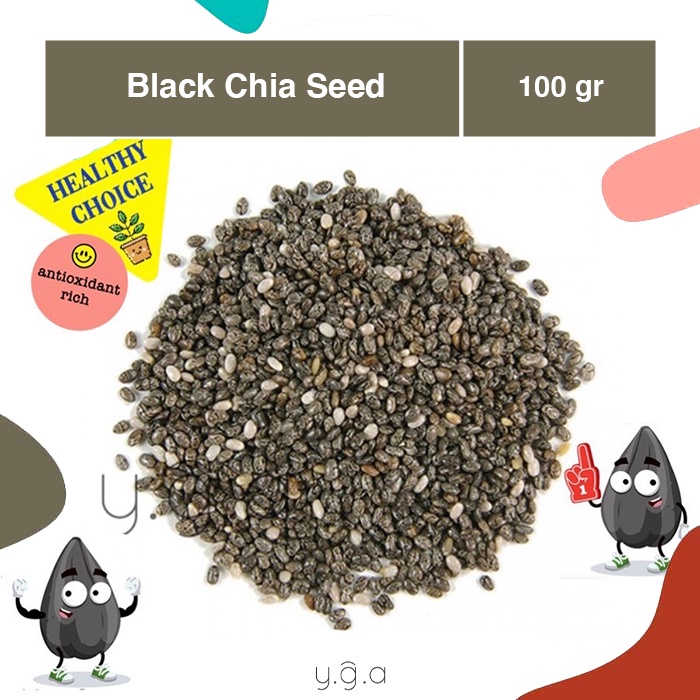 

Organic Black Chia Seed (REPACK) 100gr