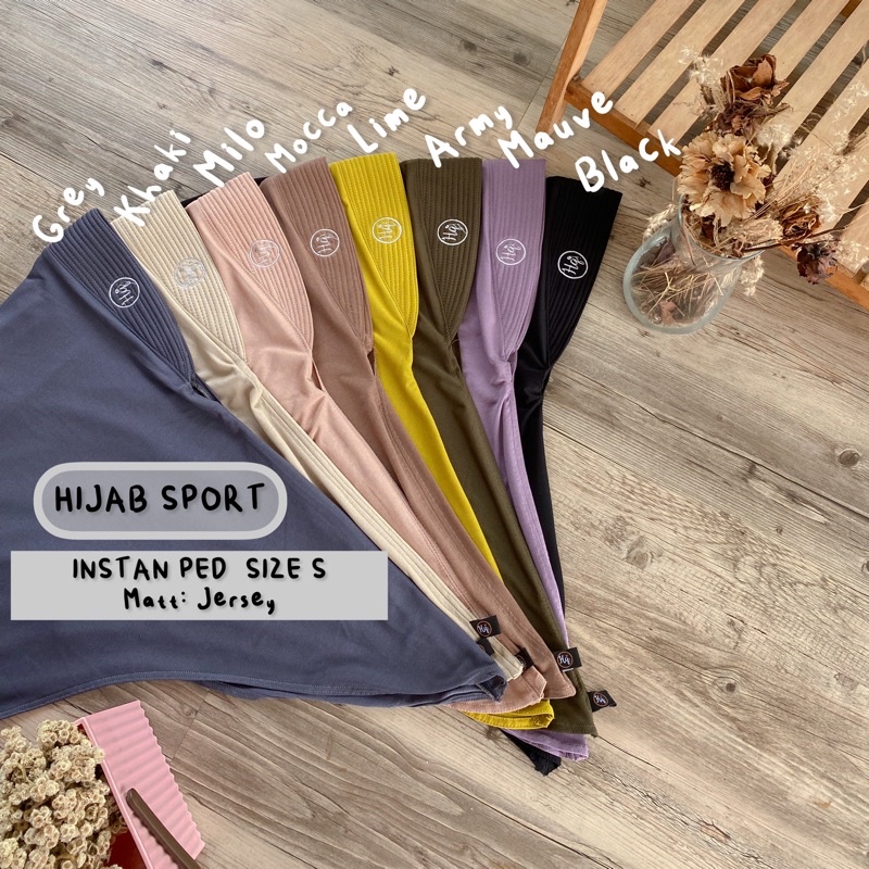 Hijab Sport / Kerudung Olahraga / Jilbab Senam BY HQ SIZE S