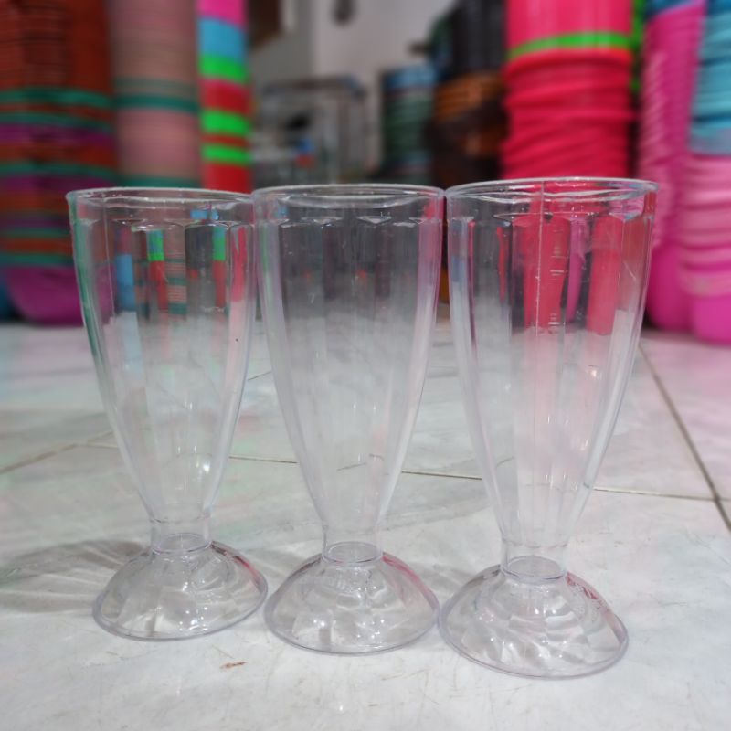 GELAS JUS SHANGHAI/GELAS JUS PLASTIK/GELAS JUS LUSINAN