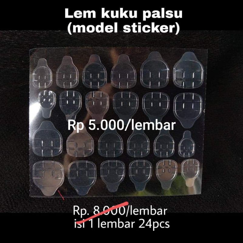 Lem Gel Kuku Palsu Kuat/Lem Sticker fake nails