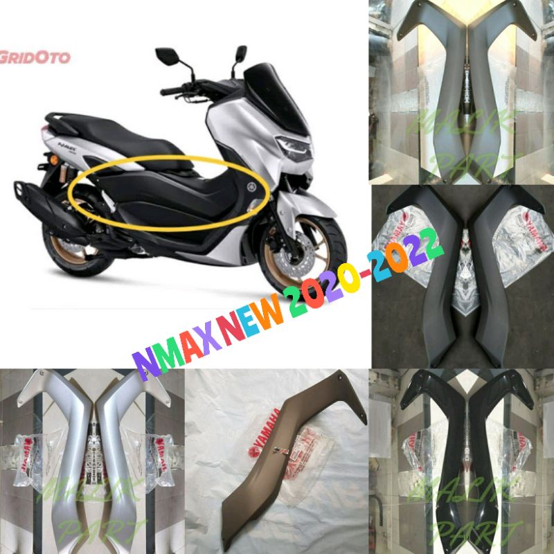 COVER SIDE KANAN/KIRI BODY NMAX NEW CONNECTED DELTA BOX 2020- 2022 TENGAH BAWAH TANGKI ORIGINAL