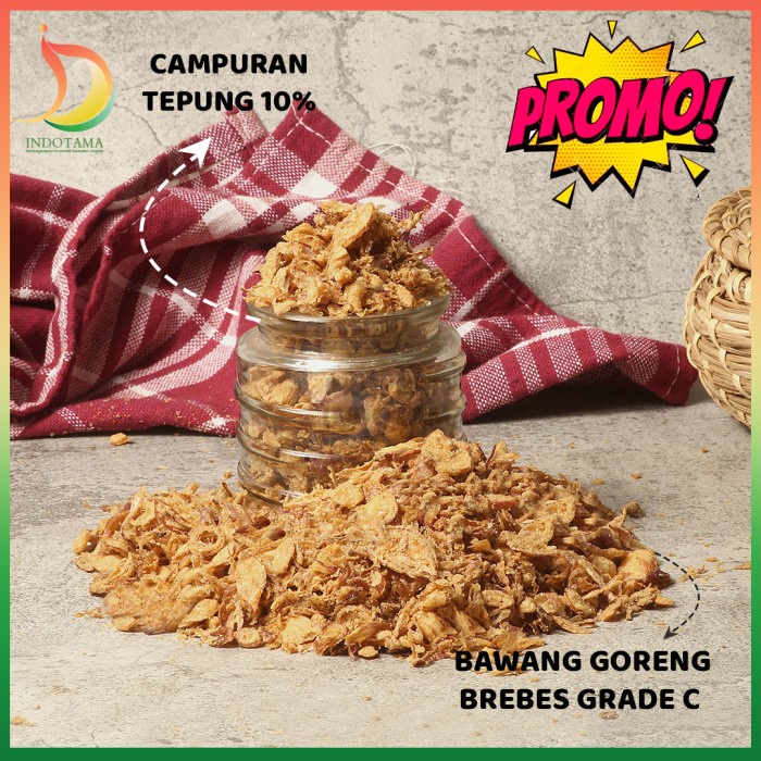 

Bawang Goreng Brebes GRADE C Murah, Renyah, ASLI 1 KILOAN
