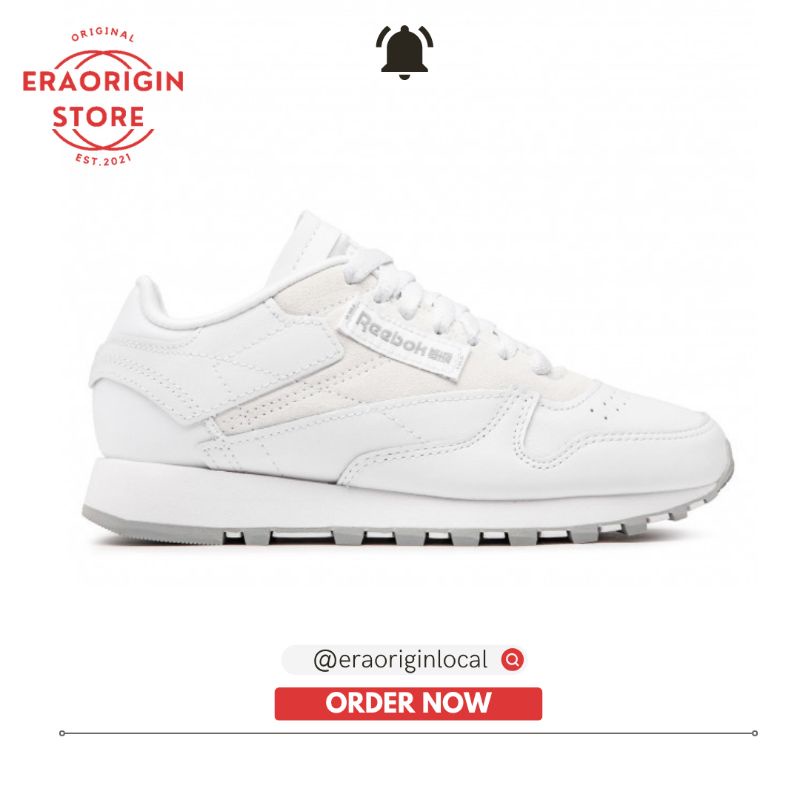Sneaker Wanita Reebok Classic Leather GX6200 White Original