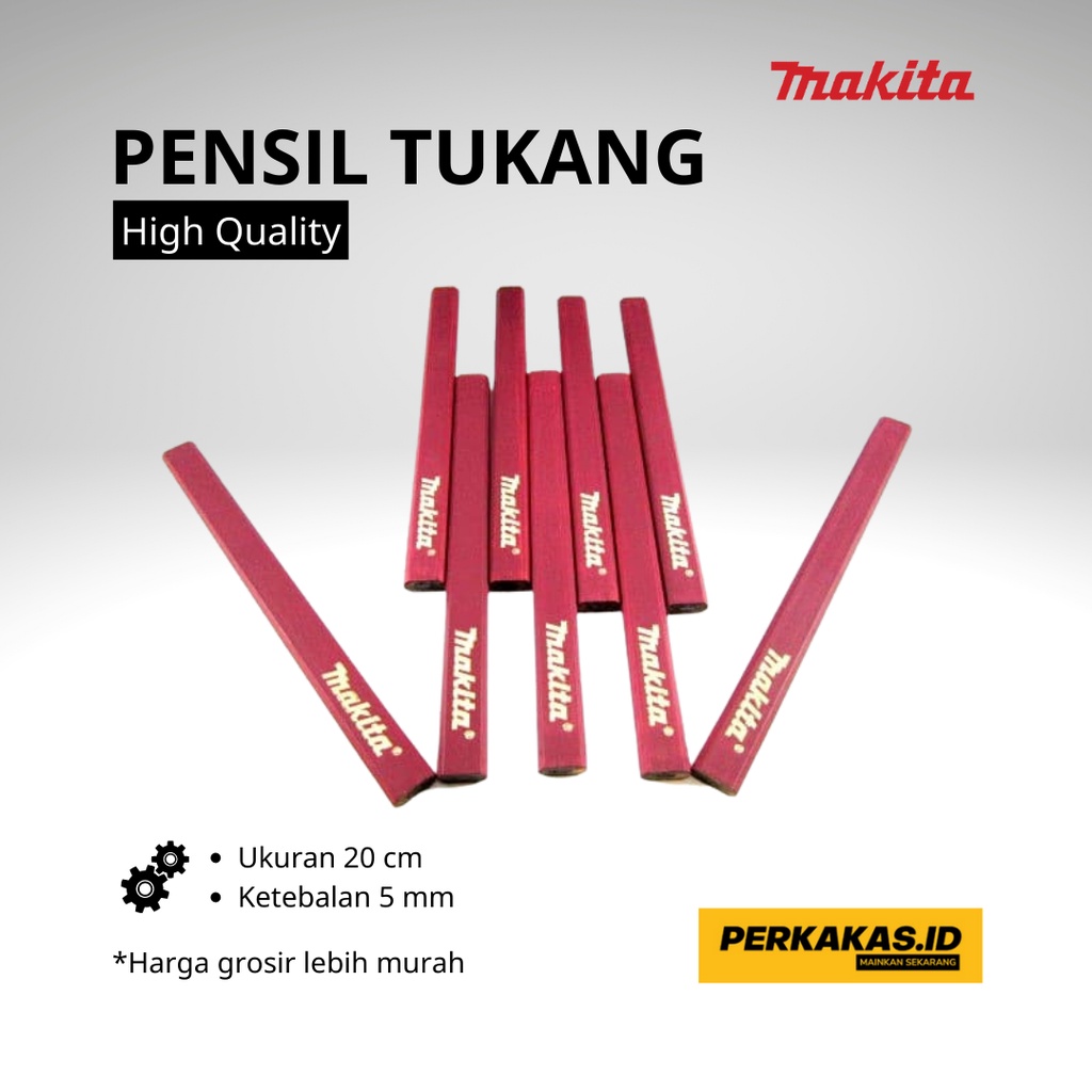 Pensil Tukang Kayu MAKITA Tebal ANTI PATAH