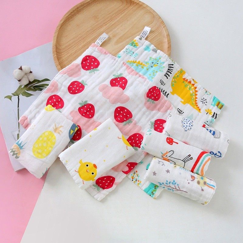 Leleoncare Bib Bamboo Muslin Baby - Leon Care Celemek Makan Segitiga Bulat Burp Sapu Tangan Bayi - Leoncare Slaber Tatakan Air Liur Bayi Halus Lembut - Slaber Mpasi Bayi