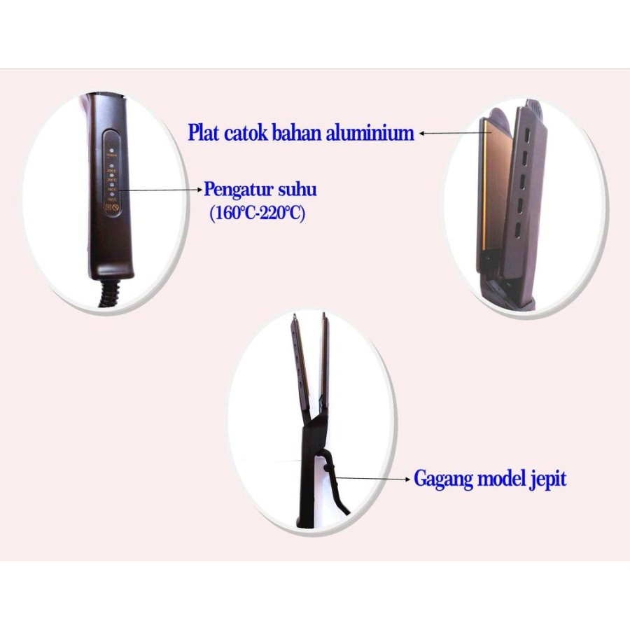 Unik CATOKAN DOUBLE PLAT SONAR SN-8077  LURUS