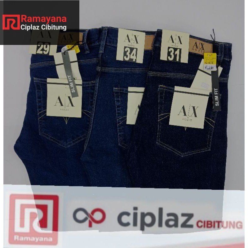 Celana Jeans Original AX House / Slimfit / Ramayana Cibitung