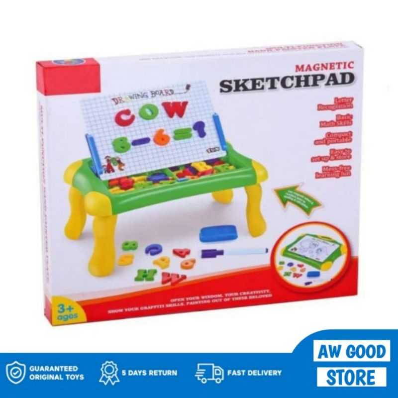 Mainan Papan Tulis Magnetic Edukasi Anak - Papan Magnetic Sketchpad