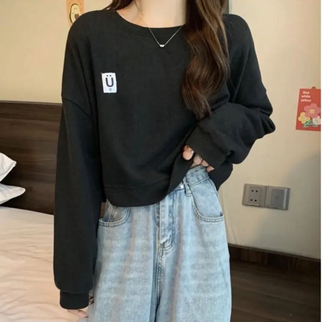 YOONA SWEATER OVERSIZE FLEECE PREMIUM SWEATER CASUAL KOREAN STYLE