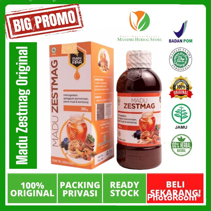Madu ZestMag Madu Herbal Atasi Maag Obat Maag Obat Lambung Madu Magh Madu Asam Lambung
