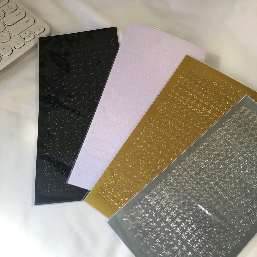 

Stciker Huruf Alphabet Kecil Deco Journal Bullet Bujo Scrapbook
