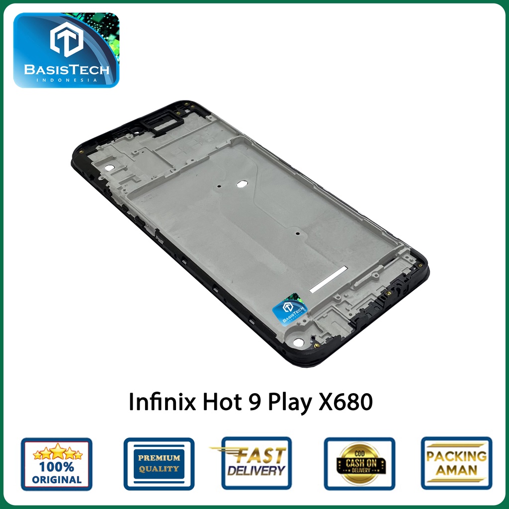 FRAME TATAKAN LCD INFINIX HOT 9 PLAY X680 - BASISTECH ORIGINAL QUALITY