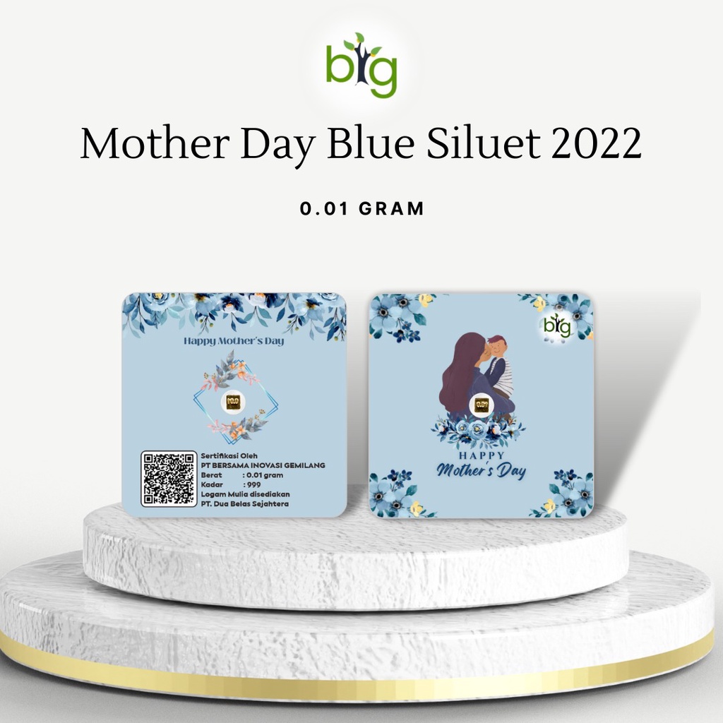 biggold /Emas BIG/Emas mini /BIG GOLD 0,01-1 Gram Mother Day Series Exclusive Pack