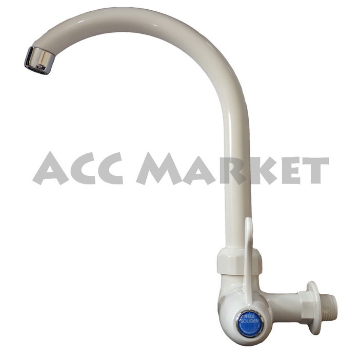 [BISA COD] Keran Air Angsa Bebek Cuci Piring Bengkok Pvc Plastic Plastik Wastafel / Perlengkapan Rum