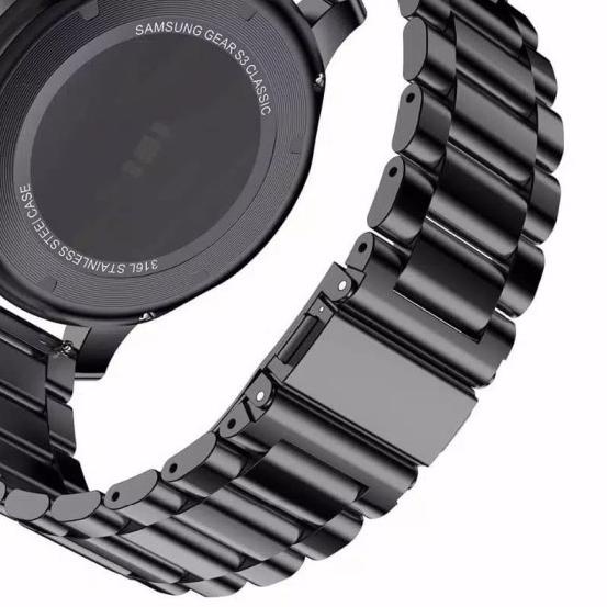 Stainless Steel Strap Quick Release 18mm / 20mm / 22mm / 24mm - 18mm, black