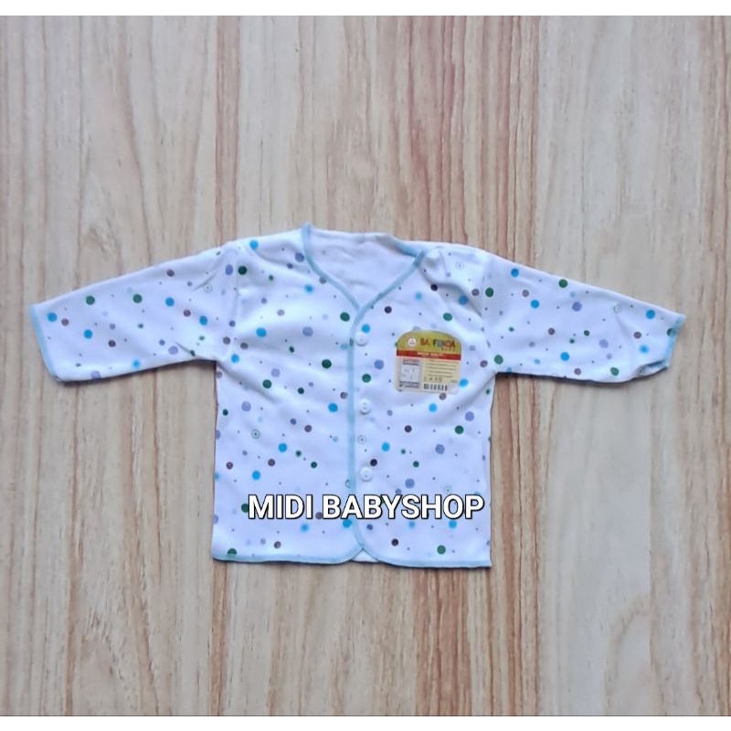 Baju Bayi Lengan Panjang Baru Lahir Polkadot Saffenda Baby SNI