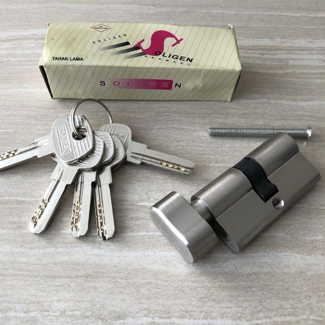Silinder kunci knob 60 mm / SILINDER KUNCI TOILET KNOB 60 mm SOLIGEN