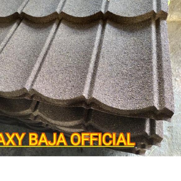 Genteng metal pasir Sakura roof 2x4 /atap genteng metal pasir sakura - Hitam