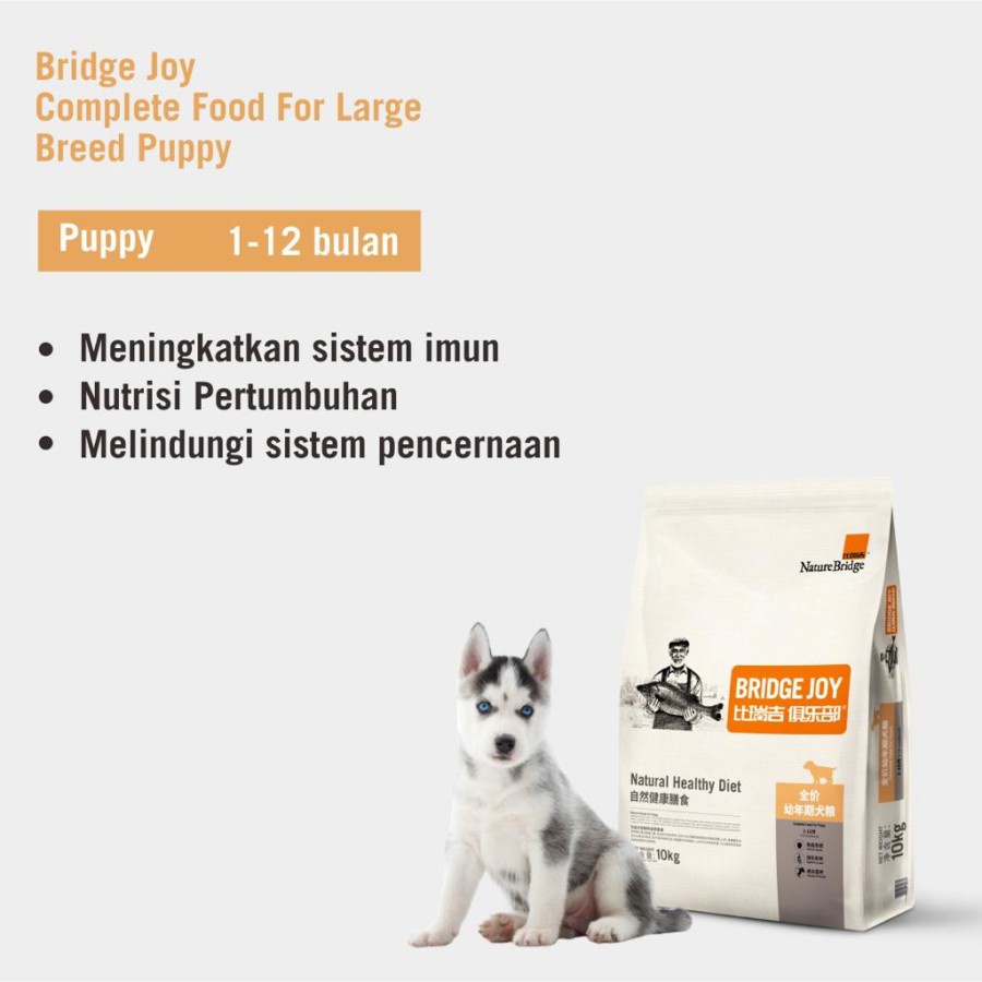 NATURE BRIDGE Joy Adult Puppy Repack 1 KG Makanan Anjing Puppy Anak Anjing Premium