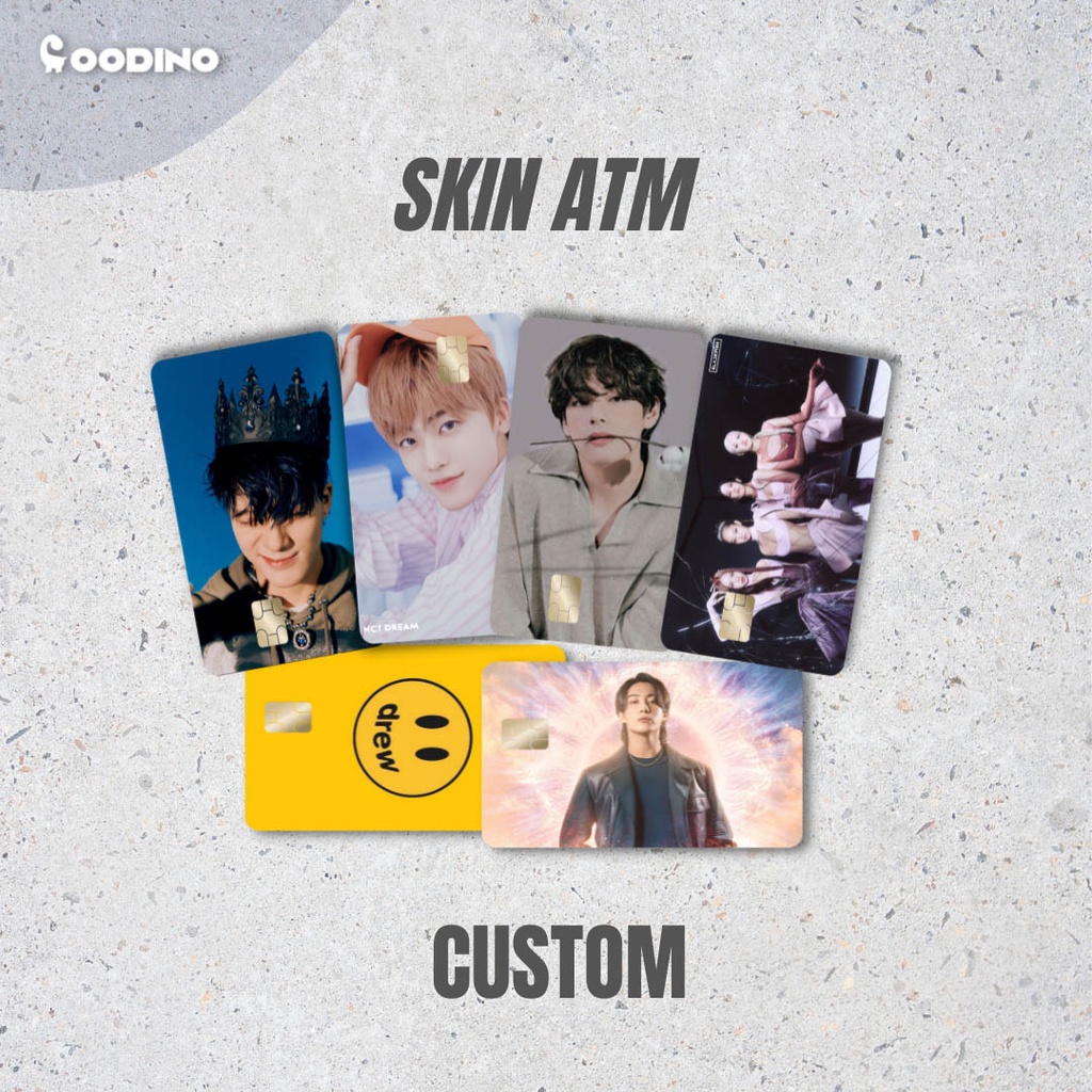 CUSTOM SKIN CARD STIKER ATM | GARSKIN ATM CUSTOM BEBAS