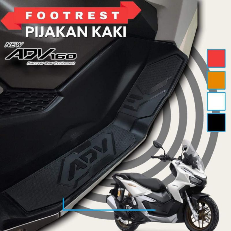 Karpet pijakan kaki Honda Adv 160 Alas kaki Adv 160 Steep floor Adv 160 Karpet Adv