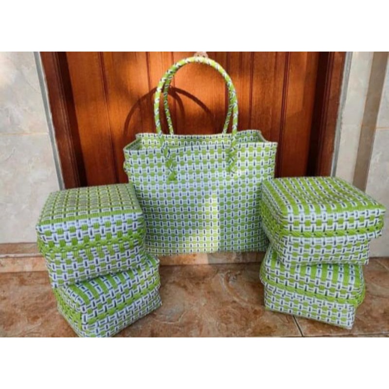 Tas Keben Jali Isian 2 dan Keben isian 4 Warna HIJAU