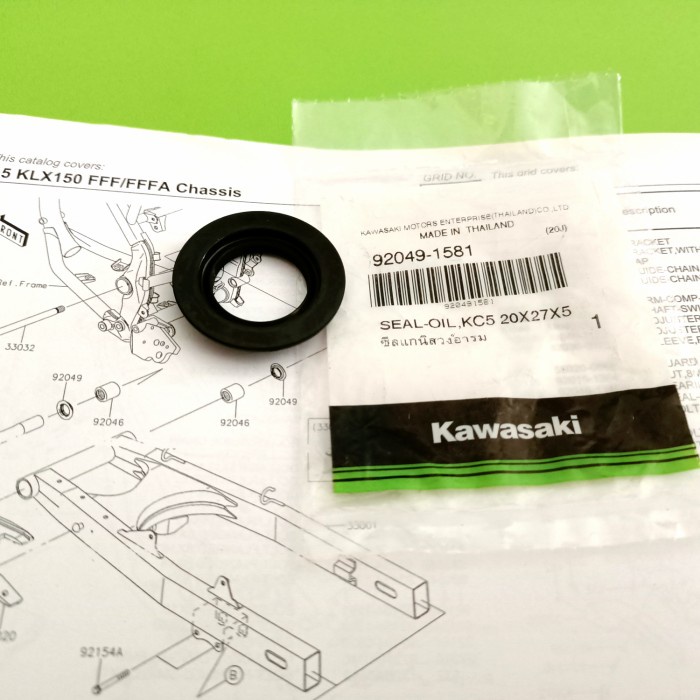 Seal Oil ARM -RODTIE KLX 92049-1109 / 1581