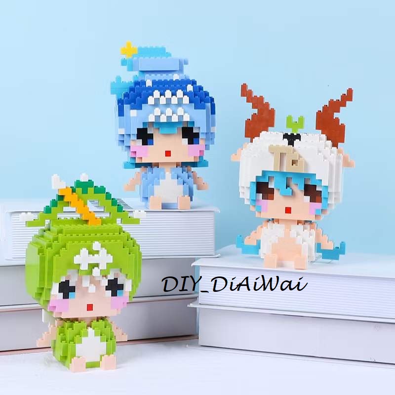 Nano Block 12 ZODIAK / 12 Bintang Series | Bricks education Nano Block