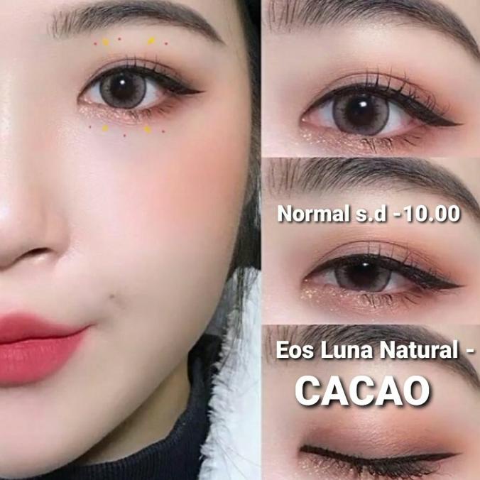 SOFTLENS EOS LUNA NATURAL CACAO NORMAL MINUS s.d -10.00 softlen korea
