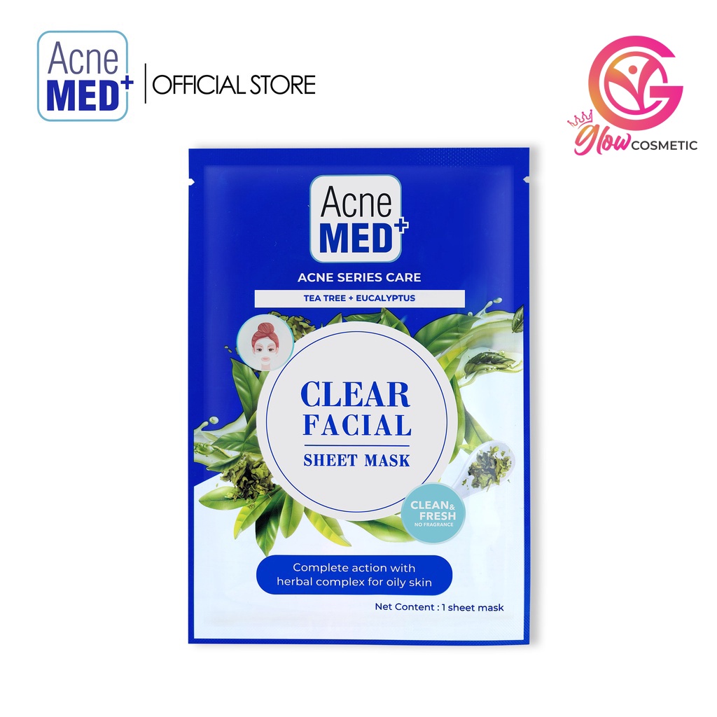 ACNE MED+ CLEAR FACIAL SHEET MASK
