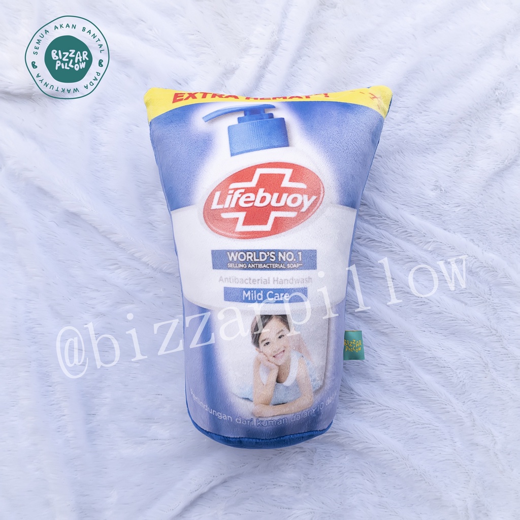 Bizzarpillow Bantal Sofa Unik Kemasan Sabun / Pewangi / Sunlight / Lifebuoy BZ331