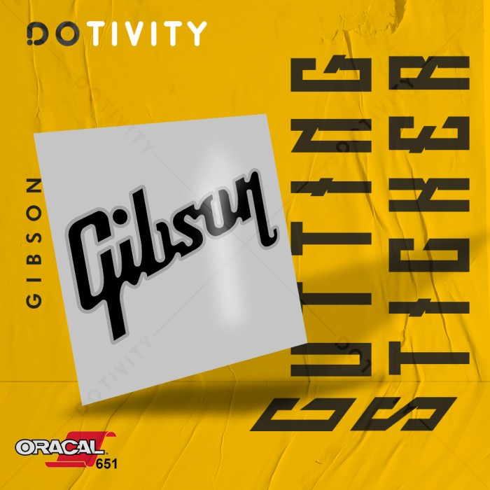 

Cutting Sticker GIBSON