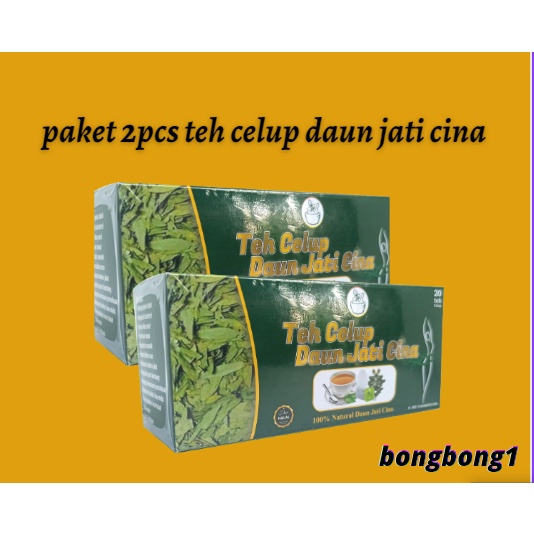 

Paket 2 teh celup peluntur lemak jati cina