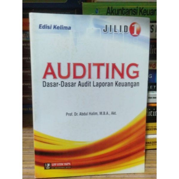 

Auditing Jilid 1 Edisi 5 By Prof. Dr. Abdul Halim