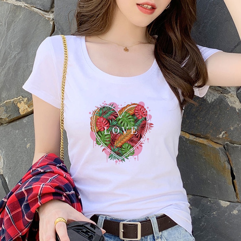 Kaos Cewek Lengan Pendek Terbaru 2022 Kaos Pendek Wanita Dewasa 2022 Kaos Wanita Lengan Pendek Kaos 