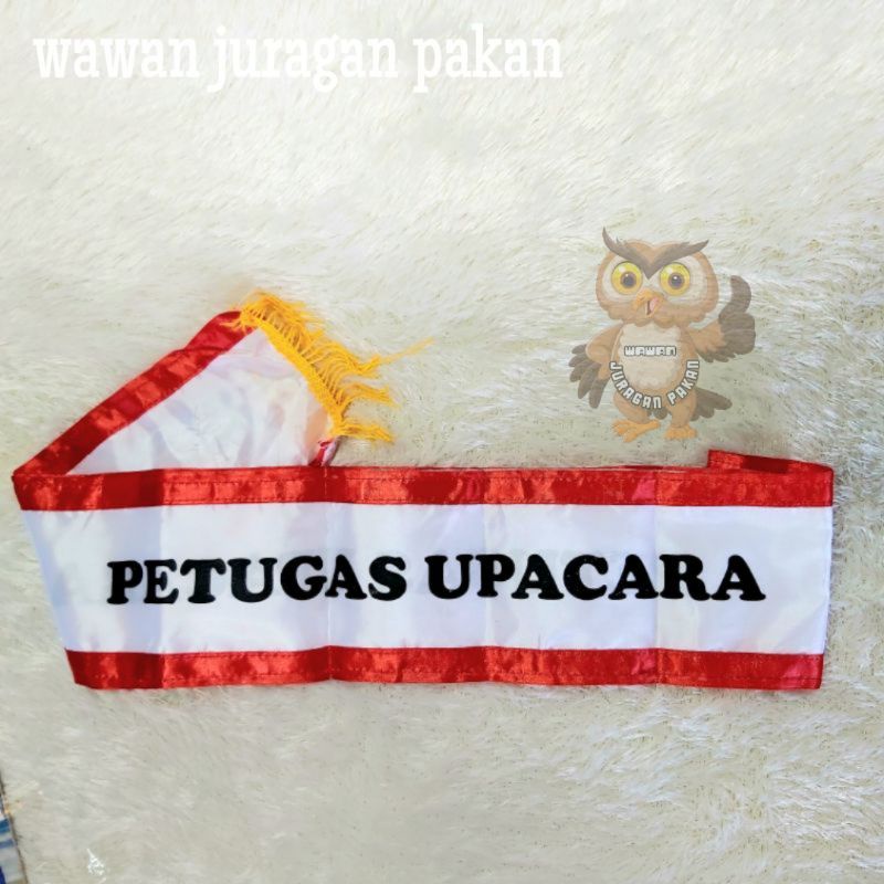 SELEMPANG PETUGAS UPACARA SABLON 150 CM X 12.5 CM