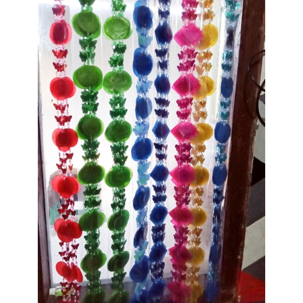 TIRAI KERANG SIMPING / GORDEN KERANG SIMPING PANJANG 185 cm, TIRAI INI UNTUK PINTU/JENDELA DAN PENYE