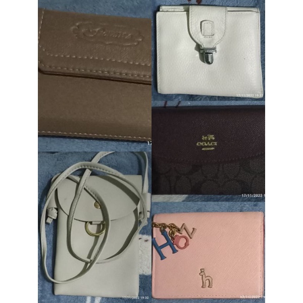 Dompet Hazzys, ala coach, bally, sling hp