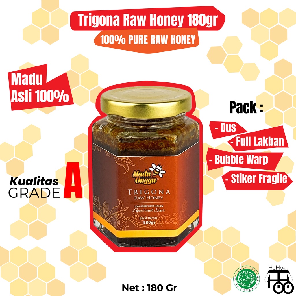 

Madu MURNI 100% Trigona Raw Honey 180 gram tanpa pengawet, tanpa tambahan pemanis