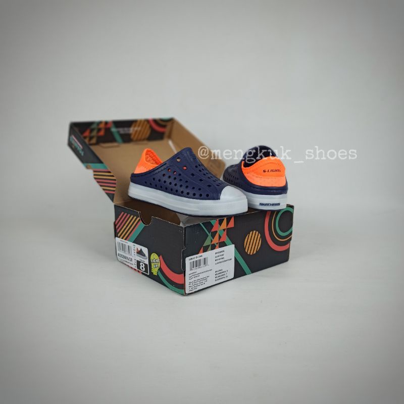 Skechers Guzman Steps AQUA SURGE Original 100% BNIB - SEPATU ANAK SKECHERS SLIP ON