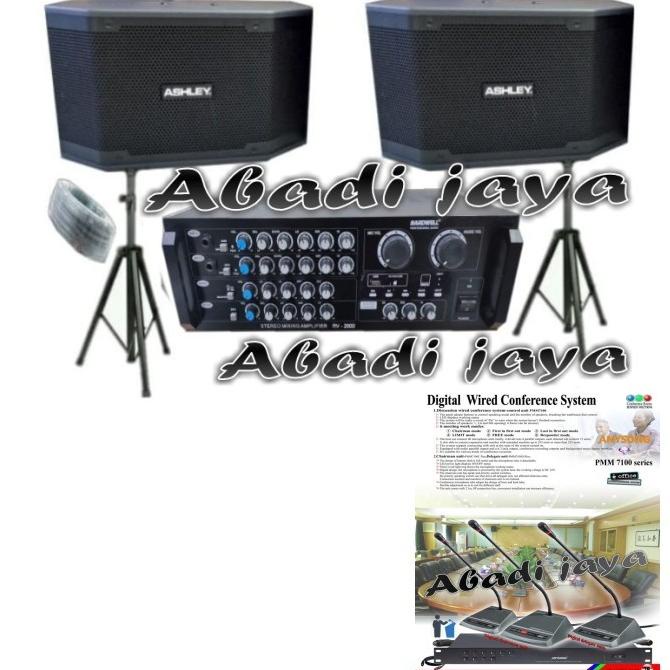 Jual Paket Sound System Ashley Anysong Ruang Rapat Mic Conference System Shopee Indonesia