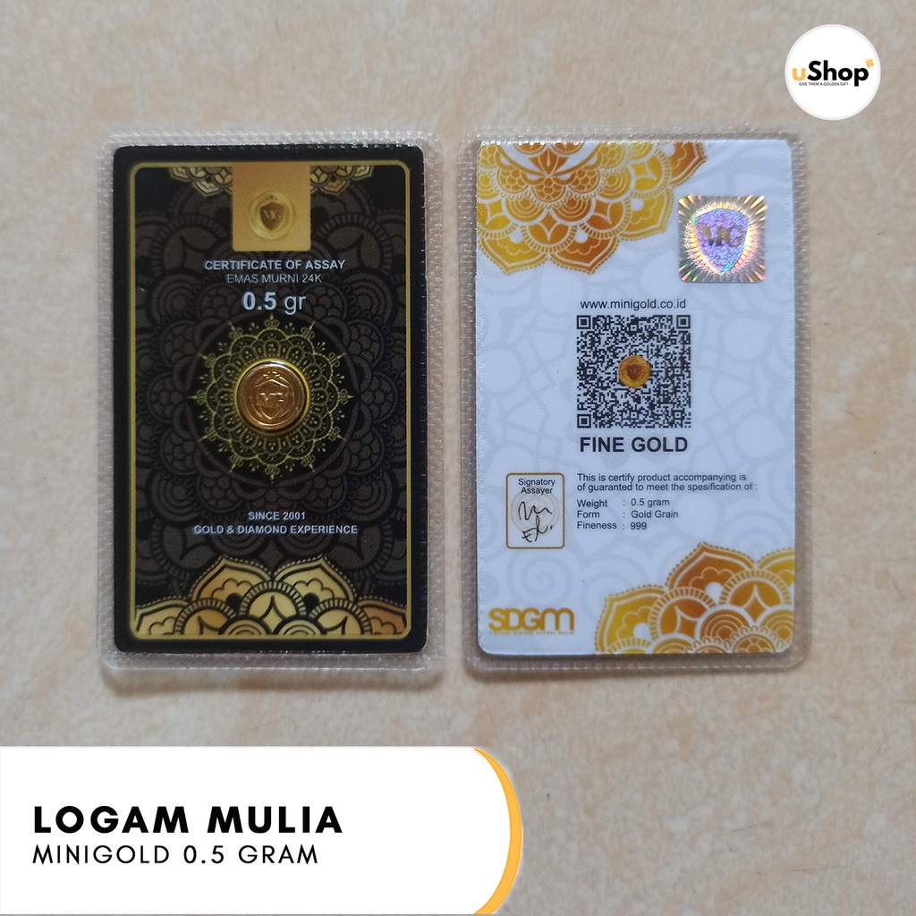 Emas Logam Mulia Minigold 0.5 gram