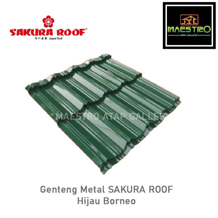 Sakura Roof Genteng Metal Hijau Bromo