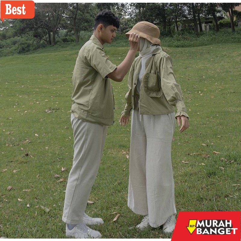 baju setelan wanita kekinian 2022 COUPLE SET / BAJU COUPLE PASANGAN / BAJU WANITA / BAJU PRIA / BAJU