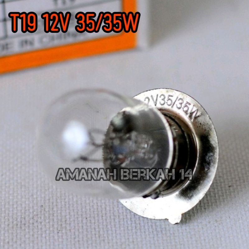 Bohlam Depan Motor Bebek Matic Beat Vario Mio Grand Kaki 1 12V 35 watt 35w, Honda, Suzuki, Yamaha, l