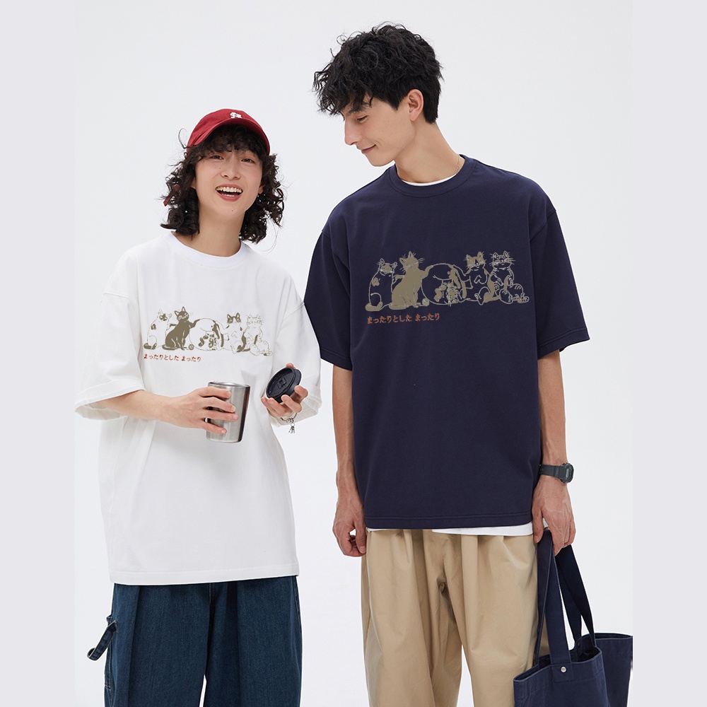 RDGF official shop 2023 winter new couple sweater Korean style simple premium top baju hitam kaos polos kaos oversize korea kaos t shirt oversize baju kaos murah kaos cotton